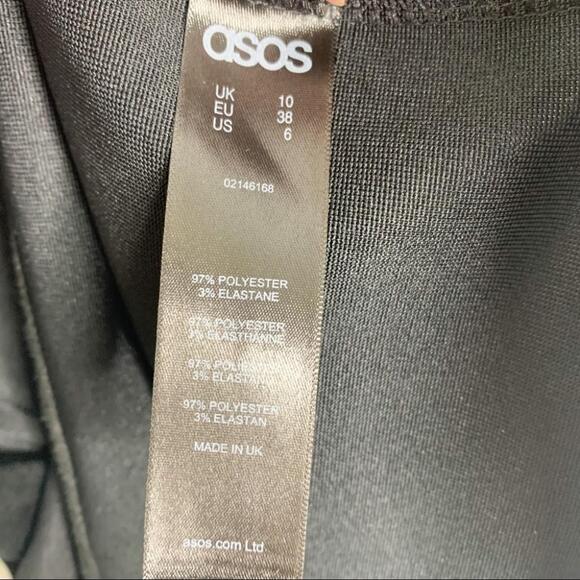 ASOS Tie Front Mini Dress Party Dress New Year’s Eve - Picture 5 of 9